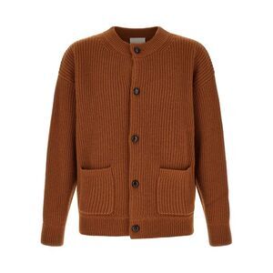 Isabel Marant Brown Merino Wool Men's Cardigan